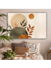 OnlyWow Leinwand Bilder Rostfarben