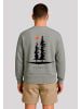 F4NT4STIC Sweatshirt Escape Discover the World Pinetree in grau meliert