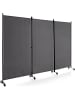 COSTWAY Raumteiler 3 tlg. 180cm in Grau
