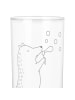 Mr. & Mrs. Panda Wasserglas Bär Seifenblasen mit Spruch in Transparent