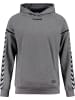 Hummel Kinder Sweatshirt "Auth. Charge Poly Hoodie" in Grau