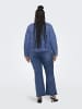ONLY Carmakoma Jeansjacke in Medium Blue Denim