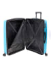 Gladiator 4 Rollen Trolley 74 cm mit Dehnfalte turquoise