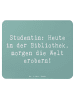 Mr. & Mrs. Panda Maus Pad Spruch Studentin Traumwelt mit Spruch in Meeresbrise