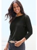 Vivance by Lascana Langarmshirt in schwarz