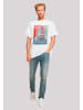 F4NT4STIC Oversize T-Shirt TV Times Benny Hill Home Guard in weiß