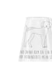 Mr. & Mrs. Panda Weinglas Hund Dogge mit Spruch in Transparent