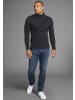 Bruno Banani Rollkragenshirt in schwarz