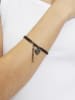 LIEBESKIND BERLIN Armband Broken Heart Chunky in schwarz