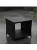 relaxdays Balkontisch in Schwarz - (B)45 x (H)40 x (T)45 cm