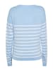 usha BLUE LABEL Damen Pullover in HELLBLAU WEISS
