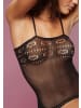 PETITE FLEUR GOLD Bodystocking in schwarz