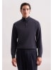 Seidensticker Quarter Zip Regular in Dunkelblau