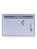 Zeller Magnettafel WOCHENPLANER + 3 Magnete und Filzstift, grau in Weiß, 60 x 40 cm