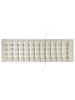 Beliani Auflagen CESANA PREMIUM in Beige - (W) 56 x (H) 5 x (L) 192 cm