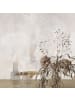 WALLPAPERS4BEGINNERS Tapete Stuckmuster in Beige - (W) 200 × (L) 280 cm