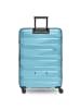 Bergpfeil Travel 4-Rollen Trolley L 75 cm mit Dehnfalte glacier blue metallic
