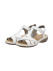 rieker Massa Ledersandalen Weiß