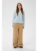 SAINT TROPEZ Sweatshirt PammaSZ Lockere Passform in Skyway White Sketched Hearts