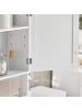 SoBuy Wandschrank in Reinweiß - (W) 23 x (H) 52 x (L) 40 cm