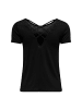 ONLY T-Shirt 1er Pack in Schwarz