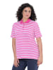 Ulla Popken Poloshirt in kräftiges pink