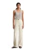 Marc O'Polo Leinen-Cargopants straight in Beige