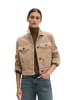 Marc O'Polo Cord-Overshirt cropped in Earthy Taupe