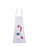 Mr. & Mrs. Panda Kochschürze Einhorn Fotograf ohne Spruch in Weiß