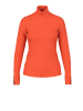 MARC CAIN COLLECTIONS Basic-Shirt mit Stehkragen in Tigerlily