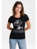 Logoshirt T-Shirt Woodstock in schwarz