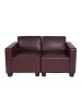 MCW Modular 2-Sitzer Sofa Moncalieri, Rot-braun
