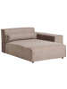 Beliani Chaiselongue HELLNAR in Braun - (W) 102 x (H) 70 x (L) 176 cm linksseitig