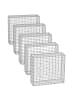 SONGMICS 5er-Set: Gabione in Silbern - (B)100 x (H)90 x (T)30 cm