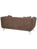 Beliani 3-tlg 2-Sitzer Sofa HABO in Braun