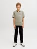 JACK & JONES Junior Strickpolo kurzarm JORNORREBRO in seagrass