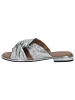 Caprice Pantolette in SILVER METAL.