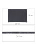 relaxdays 4 x Schieferplatte in Anthrazit - (B)26 x (T)16 cm