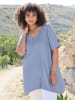 sheego Halbarmshirt in bleu