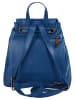 Samantha Look City-Rucksack echt Leder in blau