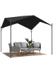 Outsunny Pergola,300cm x 300cm x 280cm,grau