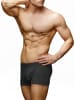 normani 6 Herren Boxershorts aus Viskose mit Geschenk Box in Anthrazit