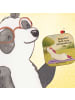 Mr. & Mrs. Panda Bierdeckel Einhorn Yoga Design mit Spruch in Weiß