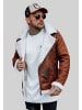 behype Kunstleder-Jacke - BHTROMSO in Braun