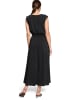 Zero  Midikleid mit elastischem Bund in Black Denim