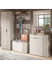 Inn.Furn Garderoben-Set 6-teilig Kaschmir Sand und Eiche, Komplett-Set 250 x 190 cm