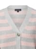Franco Callegari Strickjacke in hellgrau rosa - 0001