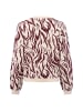 comma Pullover in beige aubergine - 0001