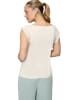 Zero  T-Shirt Rüschen mit Perlen in Eggnog