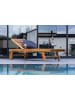 ebuy24 Sonnenliege Luzon Natur 200 x 63 cm